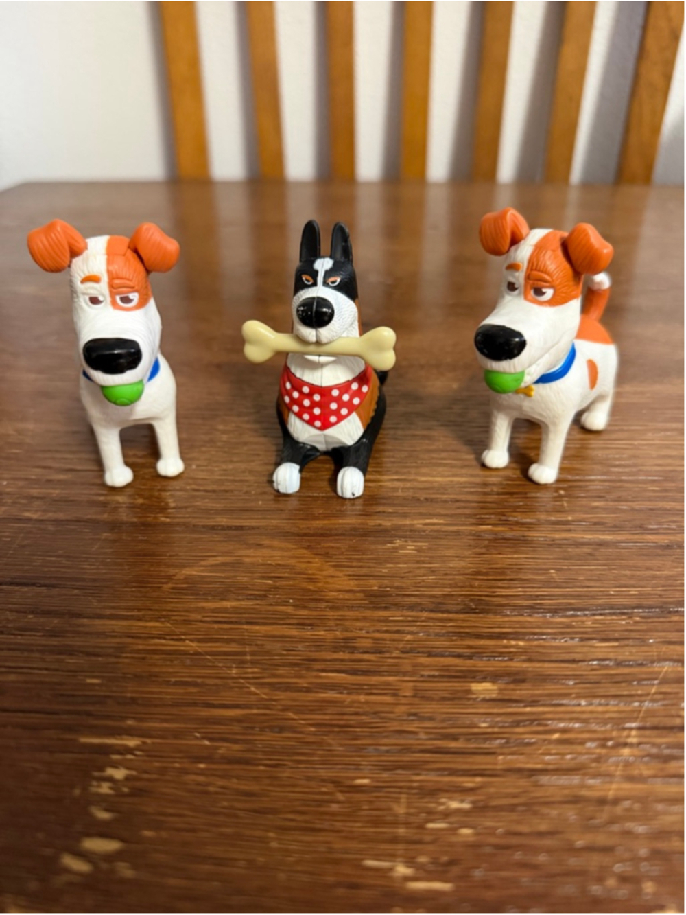 McDonald’s The Secret Life of Pets Happy Meal Toys Lot of 3 Max Duke 2016 Movie